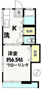 ハイム三宿【1階】の間取り