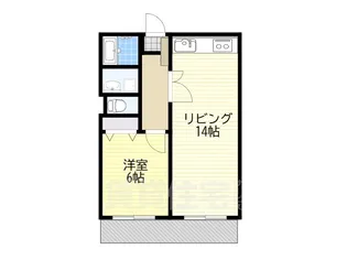 オヌキ新博多ビル【10階】の間取り