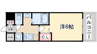 ララプレイス新大阪シエスタ【2階】の間取り