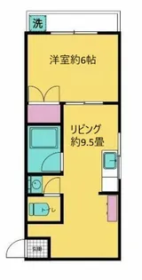 カメリアビル【2階】の間取り