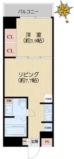 デュオステージ後楽園【2階】の間取り