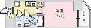 セオリー神戸クレール【11階】の間取り