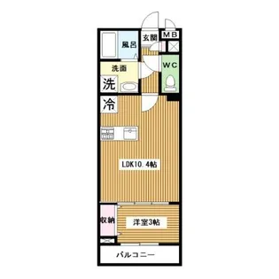 MTF-II咲【1階】の間取り
