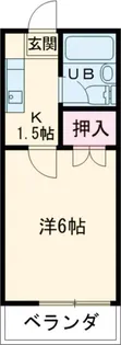 メゾン愛【1階】の間取り