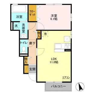 Ambicion B【1階】の間取り