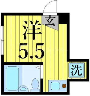 シャンテ日暮里【1階】の間取り
