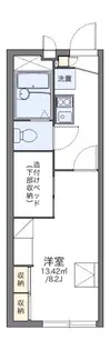 レオパレスひまわり【1階】の間取り