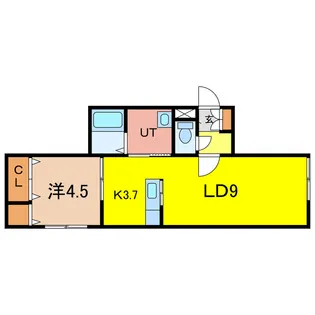 ルラーシェ豊岡5【2階】の間取り