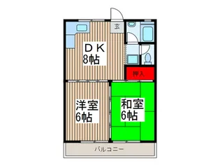 ブライトン上木崎【1階】の間取り