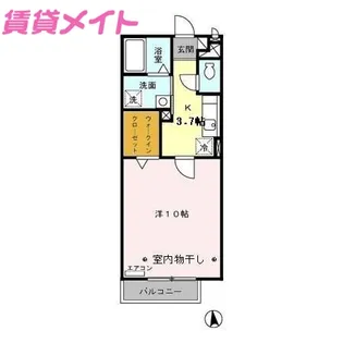 ルミエール【2階】の間取り