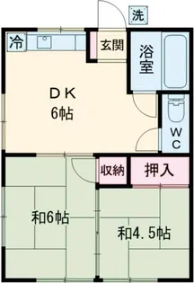 千代田コーポ【2階】の間取り
