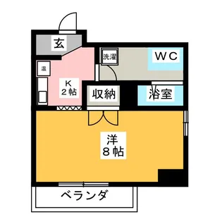 サクマビル【4階】の間取り
