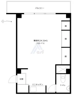 千駄ヶ谷ホリタン【2階】の間取り
