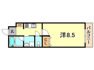 ヴィオーラ西宮【2階】の間取り