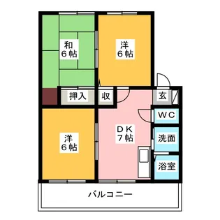 メゾン・サンライフA【2階】の間取り