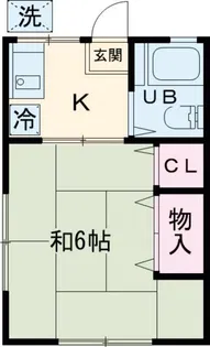 グリーンハイツ【2階】の間取り