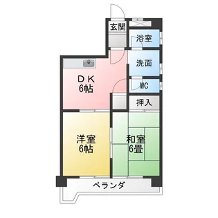 メゾンスガ【2階】の間取り