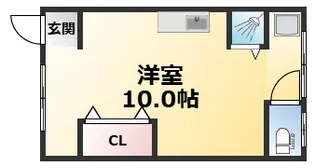 明神アパート【1階】の間取り