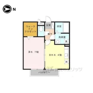 エルクレール【2階】の間取り