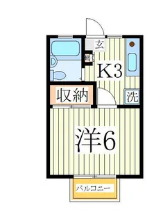 アブニールハイツ石東【1階】の間取り