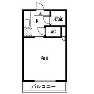 ハイツ畑中【2階】の間取り