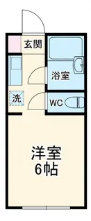 クレスト【2階】の間取り