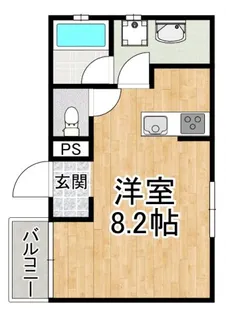 シュライテン白鷺【2階】の間取り