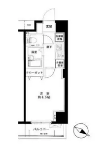 メインステージ西新宿【3階】の間取り