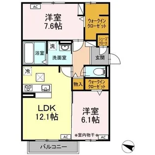 グッドデイハウス【1階】の間取り
