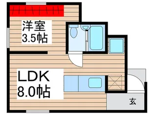 ヴェルドミールIII【1階】の間取り