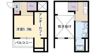 アドラブール新守山【1階】の間取り