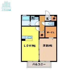 ブランドール【2階】の間取り