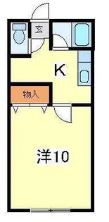ピースフル萌【1階】の間取り