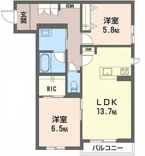 グランメゾン小野【2階】の間取り