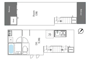 BEST RESIDENCE綾瀬【2階】の間取り