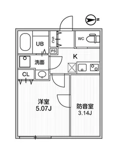 T’s Cuore MUSE落合【1階】の間取り