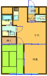 アンティーブ【5階】の間取り