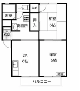 アルファ・アネックス【2階】の間取り