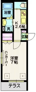 メゾンデュリアン洗足池【1階】の間取り