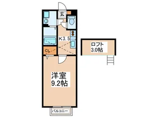 エスペランサ中山【2階】の間取り