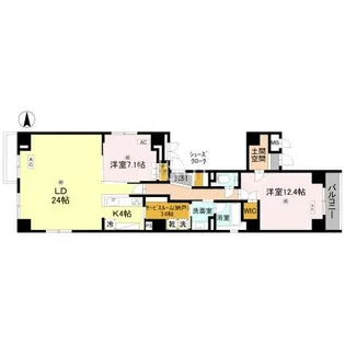 SCHONER WOHNEN【5階】の間取り