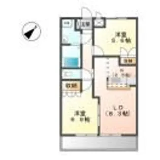 Prendre(プランドール)【2階】の間取り