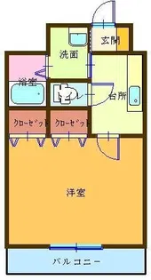 マリベール【2階】の間取り