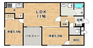 Grace Court【2階】の間取り