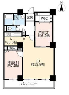 UR八千代ゆりのき台ライフタワー【19階】の間取り