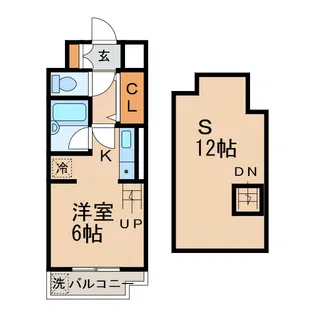 アムールコウキ【5階】の間取り