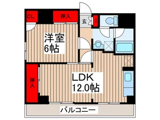 アンジェリカパレス【8階】の間取り