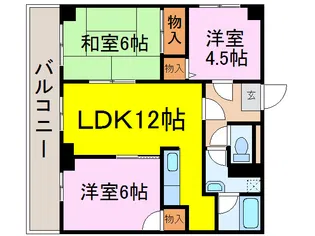 ダイワプラザ古河【4階】の間取り