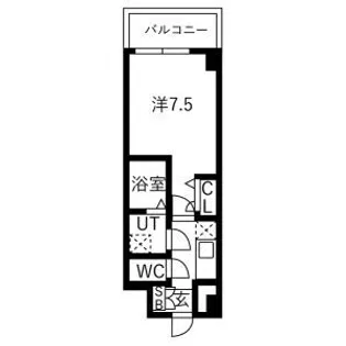 グランデュール大今里西【7階】の間取り