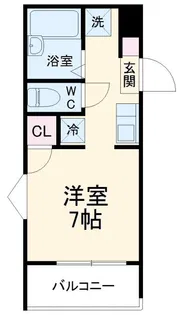 メルディア生麦4丁目II【1階】の間取り